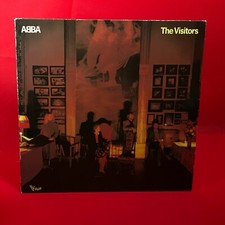ABBA The Visitors 1981 French issue vinyl LP + INNER Head Over Heels One Of Us B