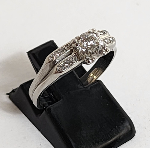 Vintage platinum ct tw - platinum, 1/2