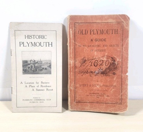 Antique old plymouth book - old,