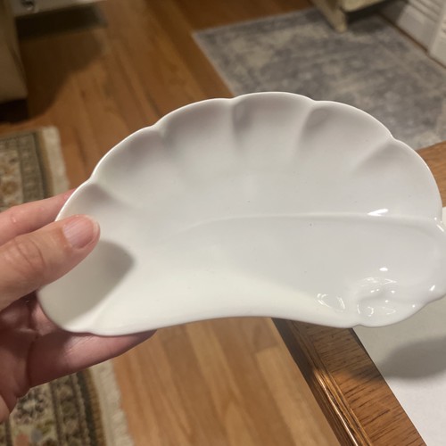 Antique limoges crescent side - limoges,