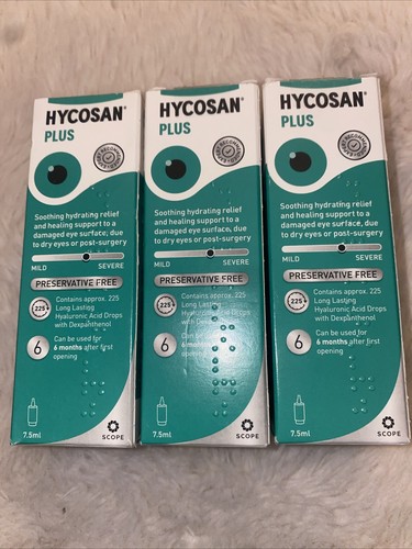 Hycosan plus eye - x, drops