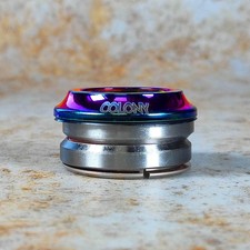 Colony Integrated BMX Headset Black, Red, Rainbow, Purple, Pink & Polished