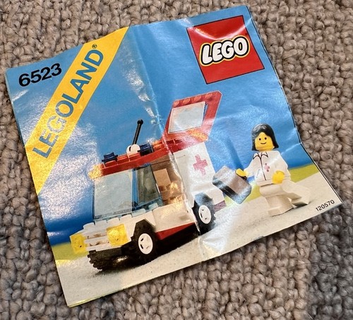 Lego 6523 red - red, ambulance
