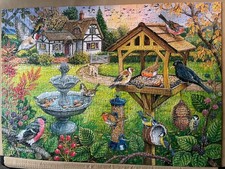 Bird Table BIG500 Large Piece Jigsaw House Of Puzzles Checked And Complete