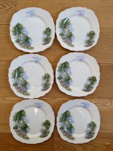 Vintage colclough summer scene - vintage,