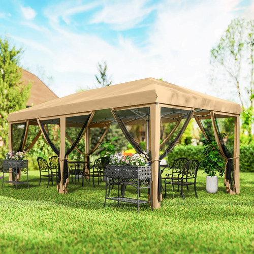 Pop gazebo outdoor - up,
