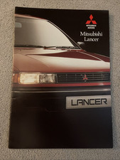 Mitsubishi Lancer UK Market Sales Brochure 1990 - GLX GTi GLXi
