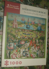 Pomegranate Artpiece Jigsaw 1000 - Garden of Earthly Delights - one piece missed