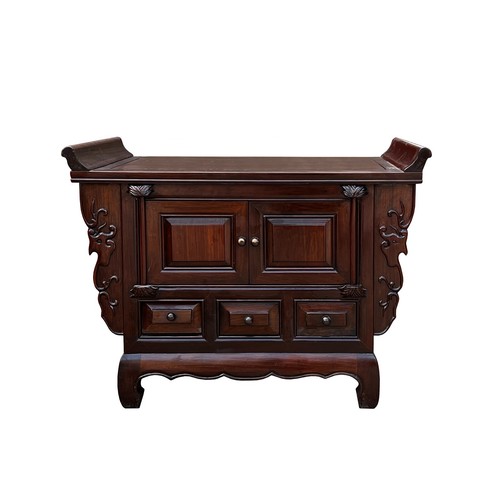 Chinese brown stain altar - stain,