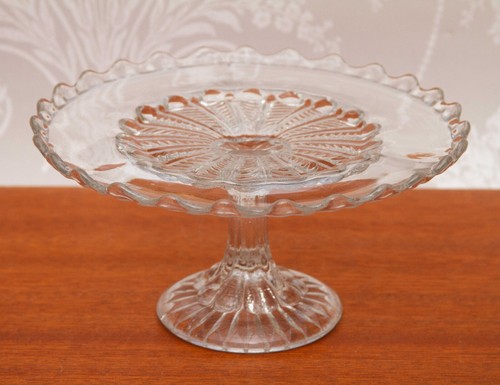 Large vintage clear glass - large,