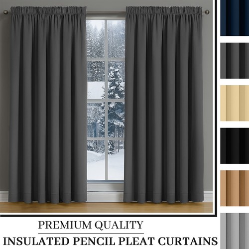 Winter blackout curtains - winter,