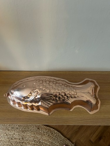 Vintage carp fish - carp, tin