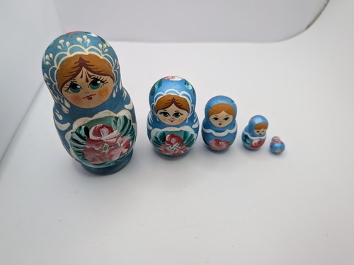 Vintage nesting dolls - vintage, dolls,