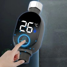 Led Display 0~99 Shower Water Thermometers Household Bathroom UK**