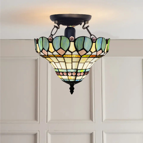 Inch tiffany style ceiling - tiffany,