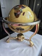 Rotating Gemstone Globe on