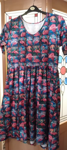 Carolina dress room flamingo - carolina,