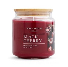 Wax Lyrical England Large Jar Candle 335g Black Cherry
