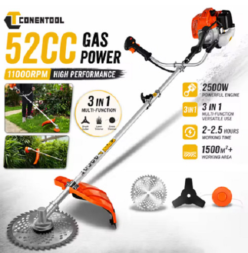 52cc petrol strimmer - 3-in-1,
