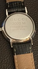Gucci 3000m Silver And Black