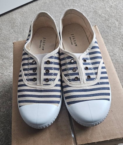 Jigsaw blue white striped - jigsaw,