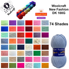 Woolcraft New Fashion DK Wool / Yarn 100g Double Knitting, Knitting & Crochet