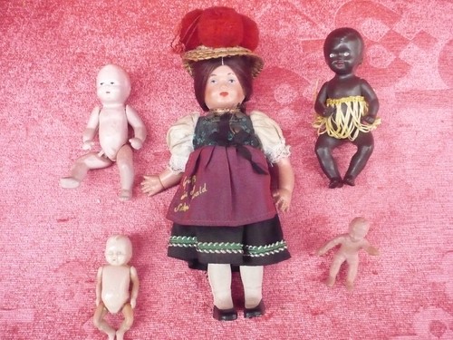 Beautiful old doll püppchen - doll,