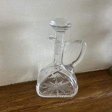 Vintage glass vinegar oil - vintage, /