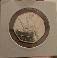 2011- Judo - 50p Fifty Pence - Olympic Coin - London Games - Circulated 