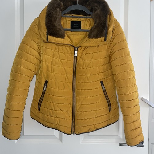 Zara ladies coat - coat, faux