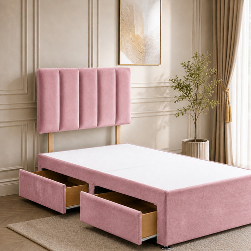 Single divan bed plush - divan,