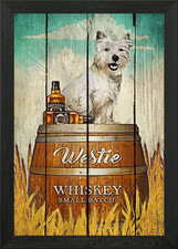 Westie Framed Wall Art Poster