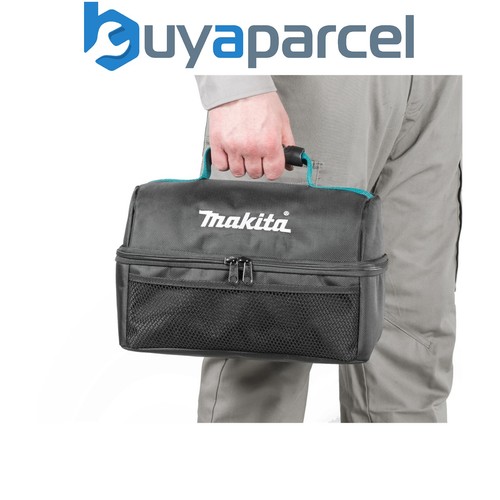 Makita black padded work lunch - black,