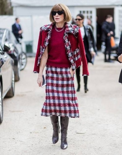 Authentic chanel plaid tweed - authentic,