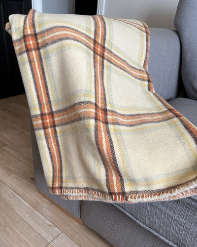 Vintage welsh wool blanket - vintage,