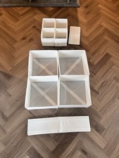 IKEA Skubb 5 Medium & 5 Small Inside Drawer Storage Boxes.
