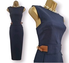 Karen Millen UK 12 Navy Blue