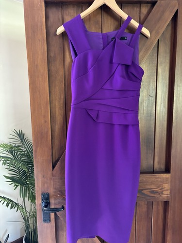 Karen millen purple dress size - millen,