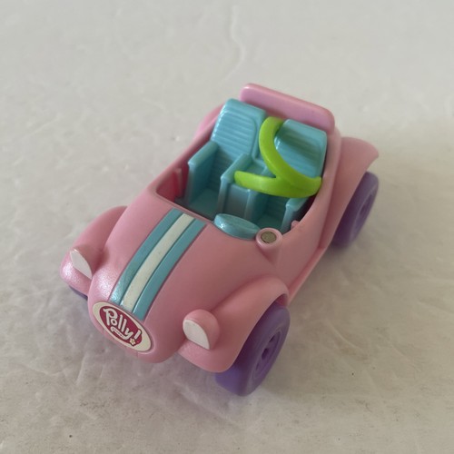Polly pocket car pink - and, blue
