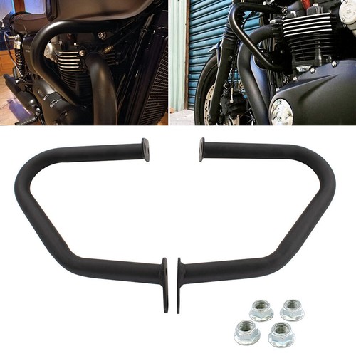 Black engine guards crash - black,