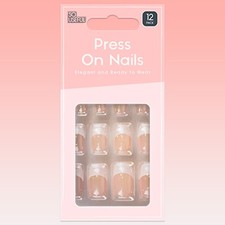 French Tip Fake Nails Press On