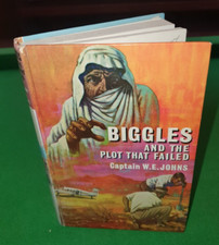 1965 BIGGLES AND THE PLOT THAT FAILED BY JOHNS 1ST EDITION HB BROCKHAMPTON *
