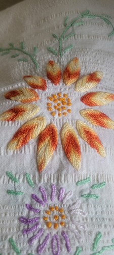 Mid century cotton - , seersucker
