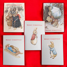 Beatrix Potter Peter Rabbit & Friends Christmas Cards Traditional Xmas Greeting