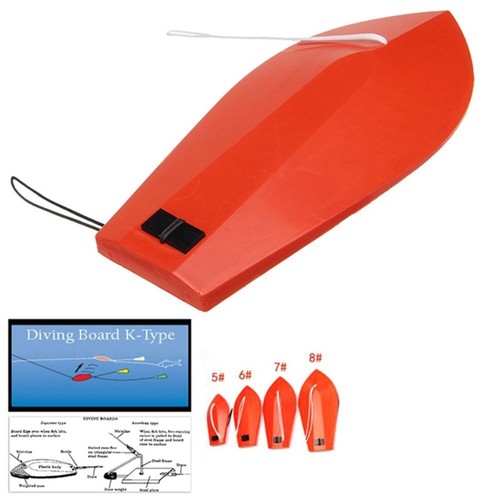 Fishing diving board - diving, k-type