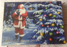 Christmas Santa Jigsaw Puzzle 1000 Piece Santa's Last Call Marks & Spencer New