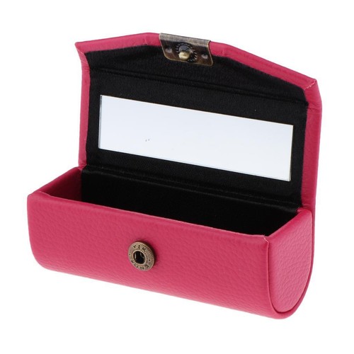 Leather lipstick case holder - case,