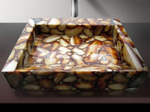 Agate marble stone - stone, wash