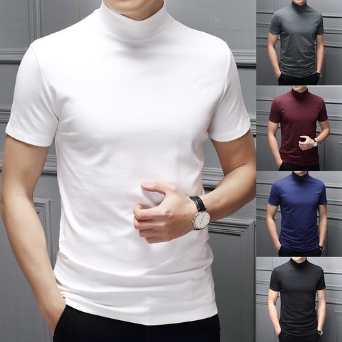 Mens stretch turtle high neck - mens,
