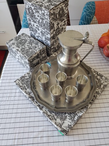 Bachler pewter wine set - bachler,